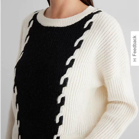 Express Color Block Sweater - Picture 4 of 5